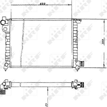 NRF 58893 - Radiatore, Raffreddamento motore www.autoricambit.com