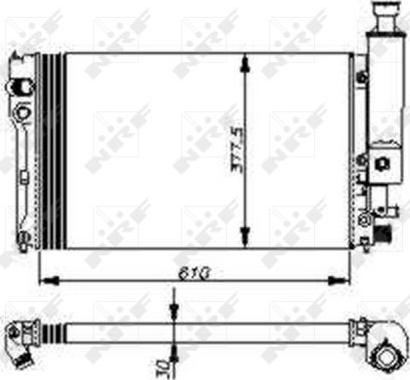 NRF 58805 - Radiatore, Raffreddamento motore www.autoricambit.com