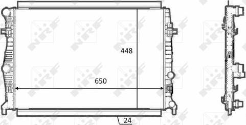 NRF 58398 - Radiatore, Raffreddamento motore www.autoricambit.com