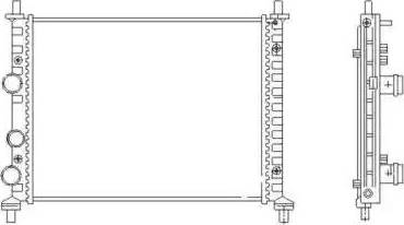 NRF 53458 - Radiatore, Raffreddamento motore www.autoricambit.com