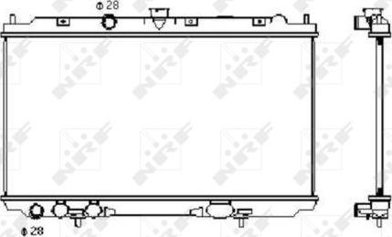 NRF 53427 - Radiatore, Raffreddamento motore www.autoricambit.com