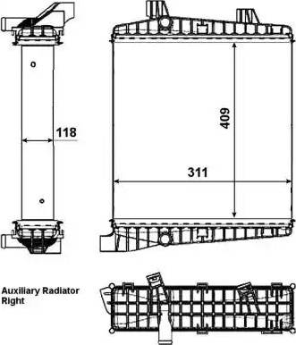 NRF 53007 - Radiatore, Raffreddamento motore www.autoricambit.com