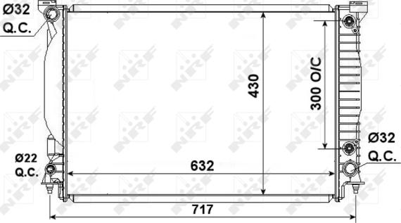 NRF 53190 - Radiatore, Raffreddamento motore www.autoricambit.com