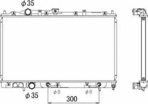 NRF 53316 - Radiatore, Batteria da trazione www.autoricambit.com