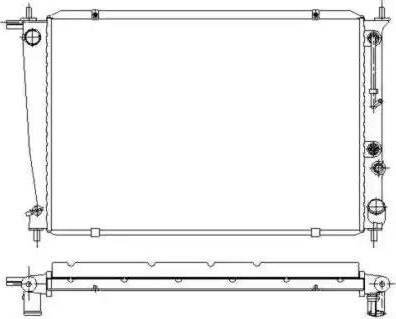 NRF 53372 - Radiatore, Raffreddamento motore www.autoricambit.com