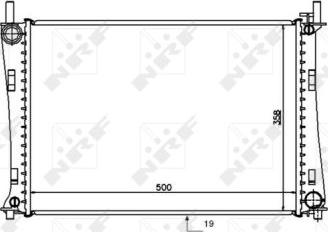 NRF 53740 - Radiatore, Raffreddamento motore www.autoricambit.com