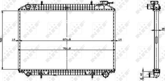 NRF 529534 - Radiatore, Raffreddamento motore www.autoricambit.com