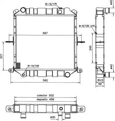 NRF 52127 - Radiatore, Raffreddamento motore www.autoricambit.com