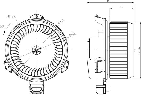 NRF 34298 - Ventilatore abitacolo www.autoricambit.com