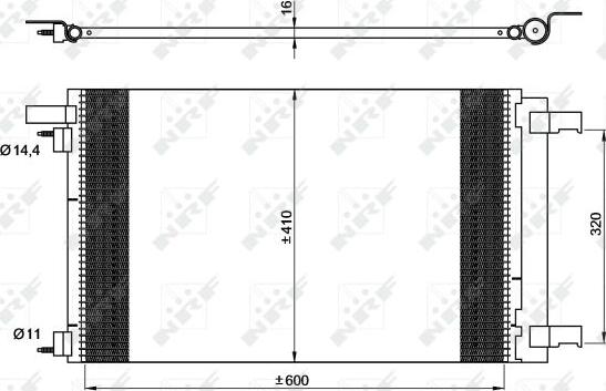 NRF 35948 - Condensatore, Climatizzatore www.autoricambit.com