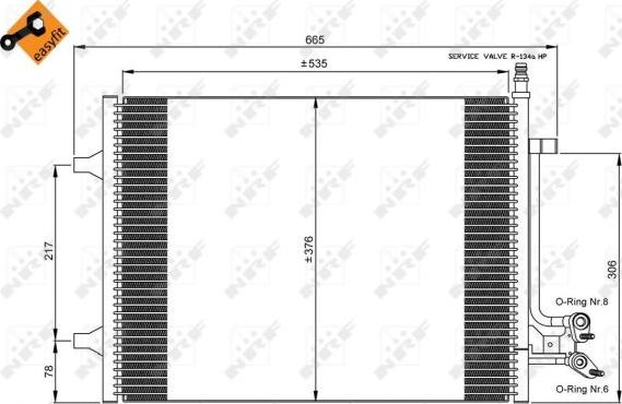 NRF 35904 - Condensatore, Climatizzatore www.autoricambit.com