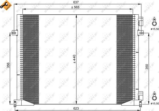 NRF 35914 - Condensatore, Climatizzatore www.autoricambit.com