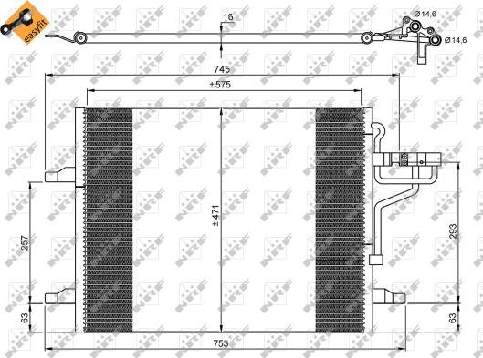 NRF 35936 - Condensatore, Climatizzatore www.autoricambit.com