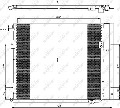 NRF 35933 - Condensatore, Climatizzatore www.autoricambit.com