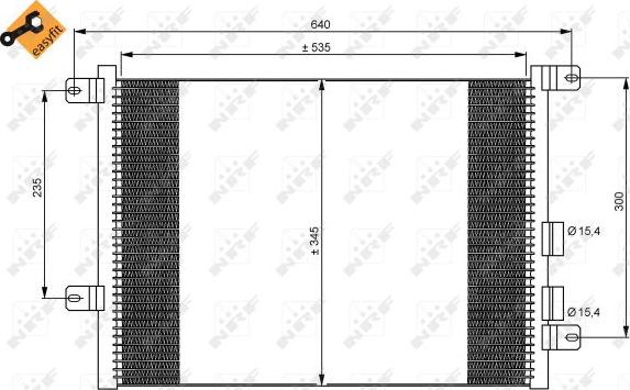 NRF 35590 - Condensatore, Climatizzatore www.autoricambit.com