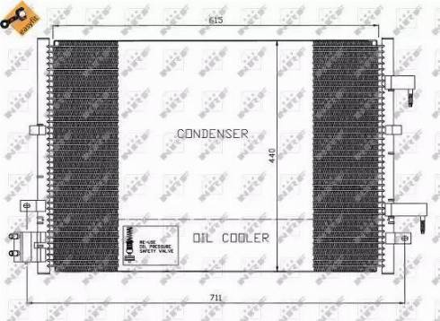 NRF 35539 - Condensatore, Climatizzatore www.autoricambit.com