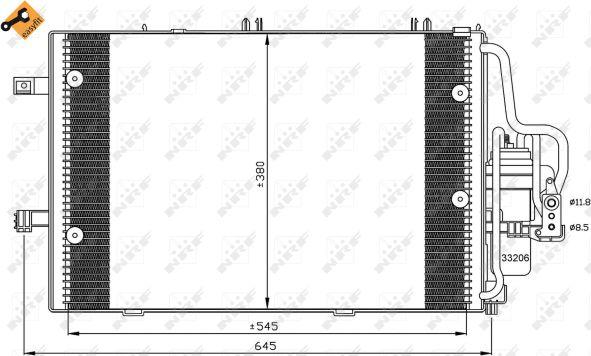 NRF 35530 - Condensatore, Climatizzatore www.autoricambit.com