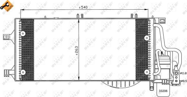 NRF 35531 - Condensatore, Climatizzatore www.autoricambit.com