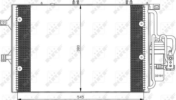 NRF 35529 - Condensatore, Climatizzatore www.autoricambit.com