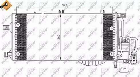 NRF 35528 - Condensatore, Climatizzatore www.autoricambit.com