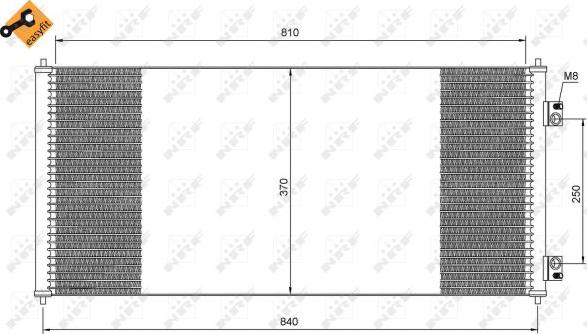 NRF 35651 - Condensatore, Climatizzatore www.autoricambit.com