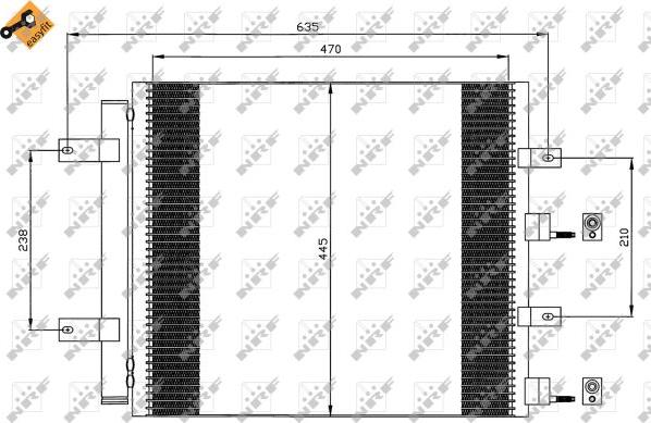 NRF 35604 - Condensatore, Climatizzatore www.autoricambit.com