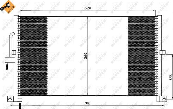 NRF 35603 - Condensatore, Climatizzatore www.autoricambit.com