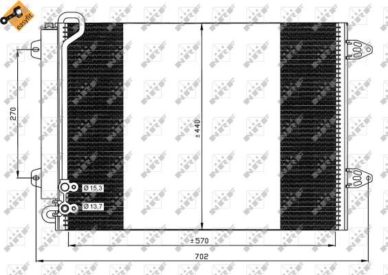 NRF 35614 - Condensatore, Climatizzatore www.autoricambit.com