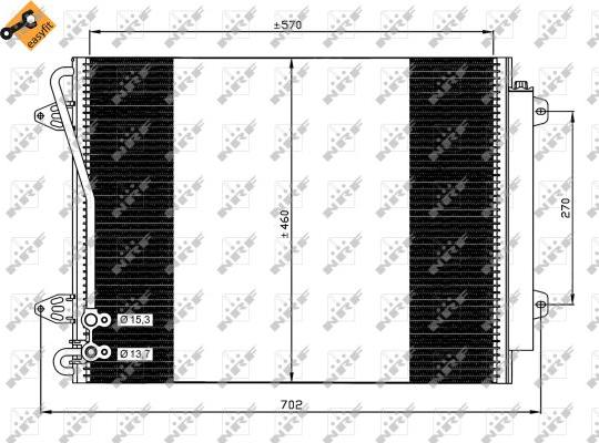 NRF 35613 - Condensatore, Climatizzatore www.autoricambit.com