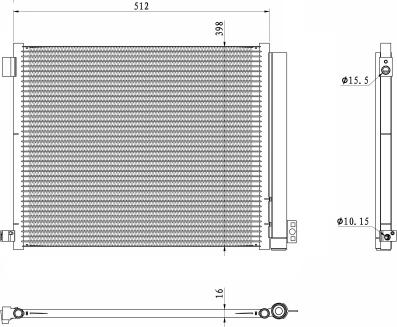 NRF 350469 - Condensatore, Climatizzatore www.autoricambit.com