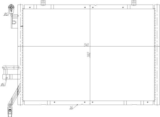 NRF 350483 - Condensatore, Climatizzatore www.autoricambit.com