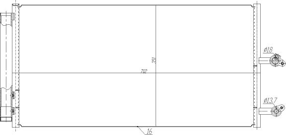 NRF 350470 - Condensatore, Climatizzatore www.autoricambit.com