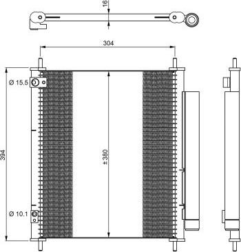 NRF 350326 - Condensatore, Climatizzatore www.autoricambit.com