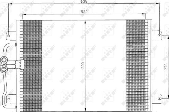 NRF 35832 - Condensatore, Climatizzatore www.autoricambit.com