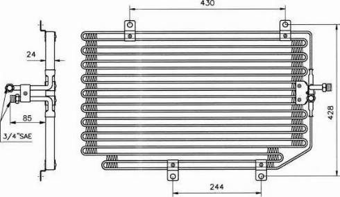 NRF 35363 - Condensatore, Climatizzatore www.autoricambit.com