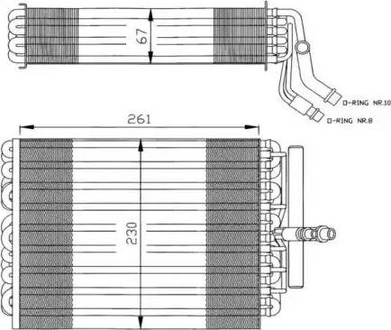 NRF 36020 - Evaporatore, Climatizzatore www.autoricambit.com