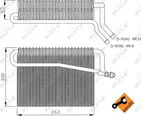 NRF 36076 - Evaporatore, Climatizzatore www.autoricambit.com