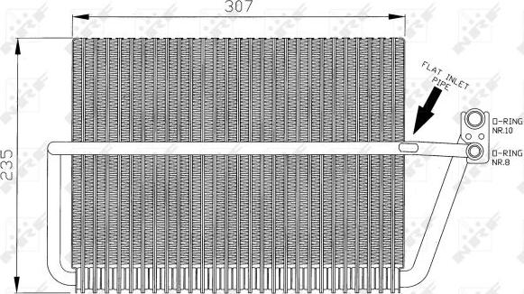 NRF 36070 - Evaporatore, Climatizzatore www.autoricambit.com