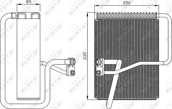 NRF 36072 - Evaporatore, Climatizzatore www.autoricambit.com