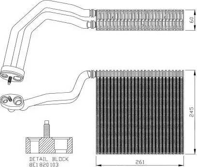 NRF 36137 - Evaporatore, Climatizzatore www.autoricambit.com