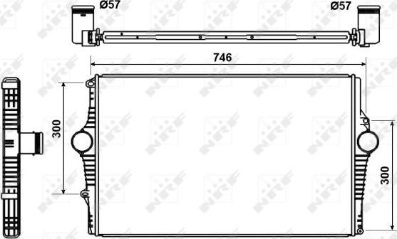 NRF 30501 - Intercooler www.autoricambit.com