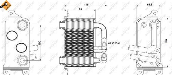 NRF 31191 - Radiatore olio, Cambio automatico www.autoricambit.com