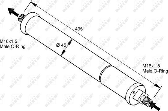 NRF 33097 - Essiccatore, Climatizzatore www.autoricambit.com