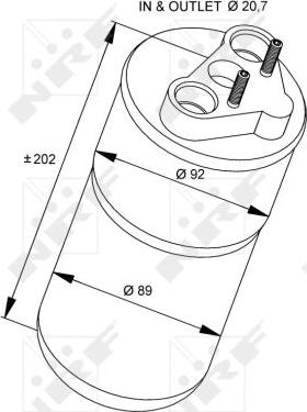 NRF 33318 - Essiccatore, Climatizzatore www.autoricambit.com