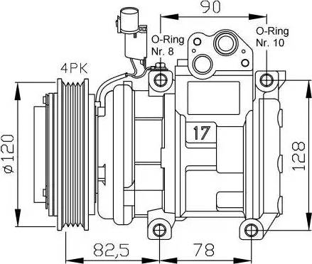 NRF 32449G - Compressore, Climatizzatore www.autoricambit.com