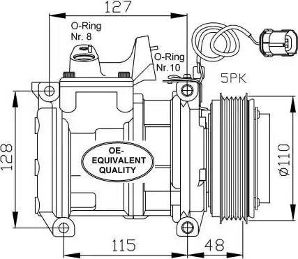 NRF 32464 - Compressore, Climatizzatore www.autoricambit.com