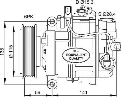 NRF 32462 - Compressore, Climatizzatore www.autoricambit.com