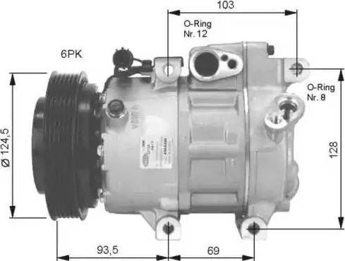 NRF 32467G - Compressore, Climatizzatore www.autoricambit.com