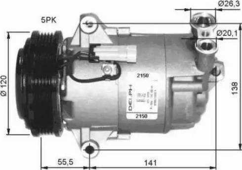 NRF 32486G - Compressore, Climatizzatore www.autoricambit.com