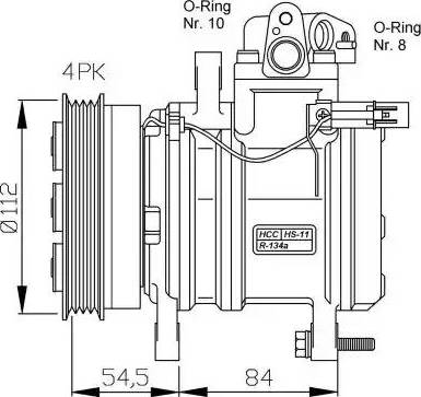 NRF 32439G - Compressore, Climatizzatore www.autoricambit.com